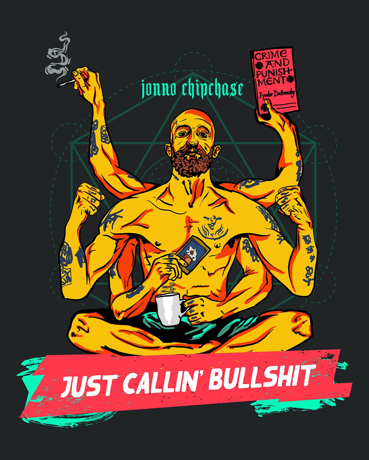 Jonno 'JCB' Chipchase - Just Callin' Bullsh*t Official T-Shirt