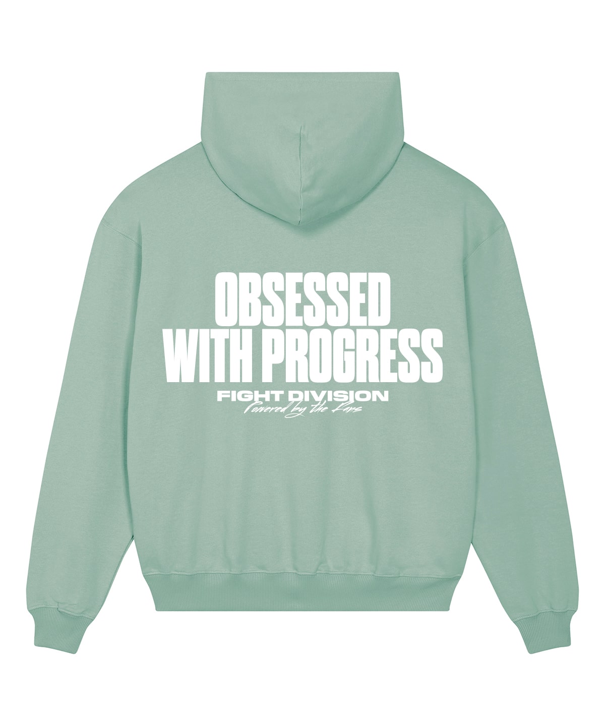 Obsessed with Progress Heavyweight Hoodie - Flat White