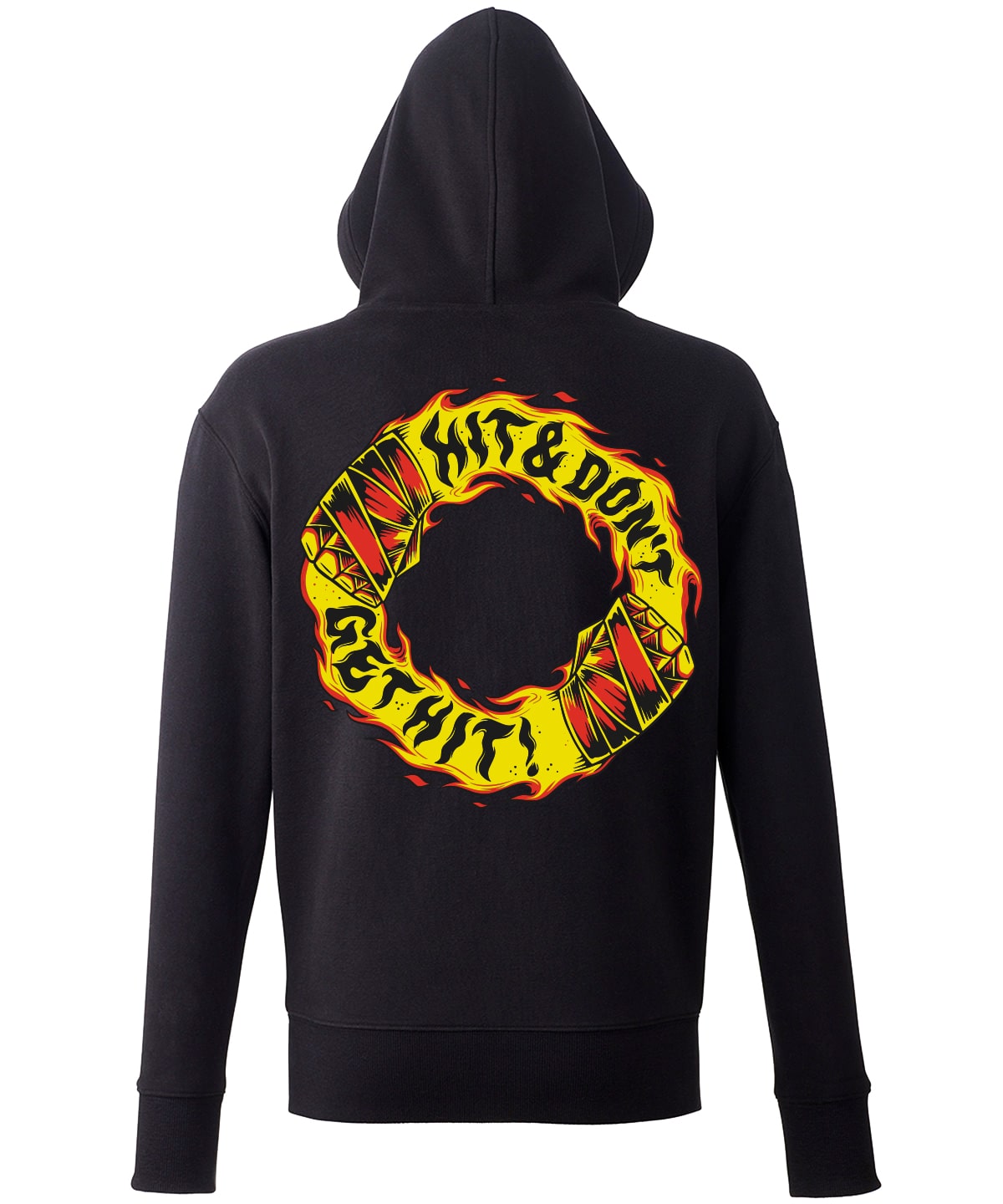 Hit & Don't Get Hit - Heather Grey Hoodie