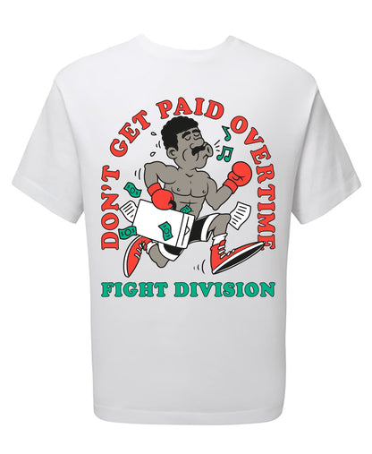 Don't Get Paid Overtime - K.O. Black T-Shirt