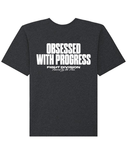 Obsessed with Progress Organic T-Shirt - Heather Grey