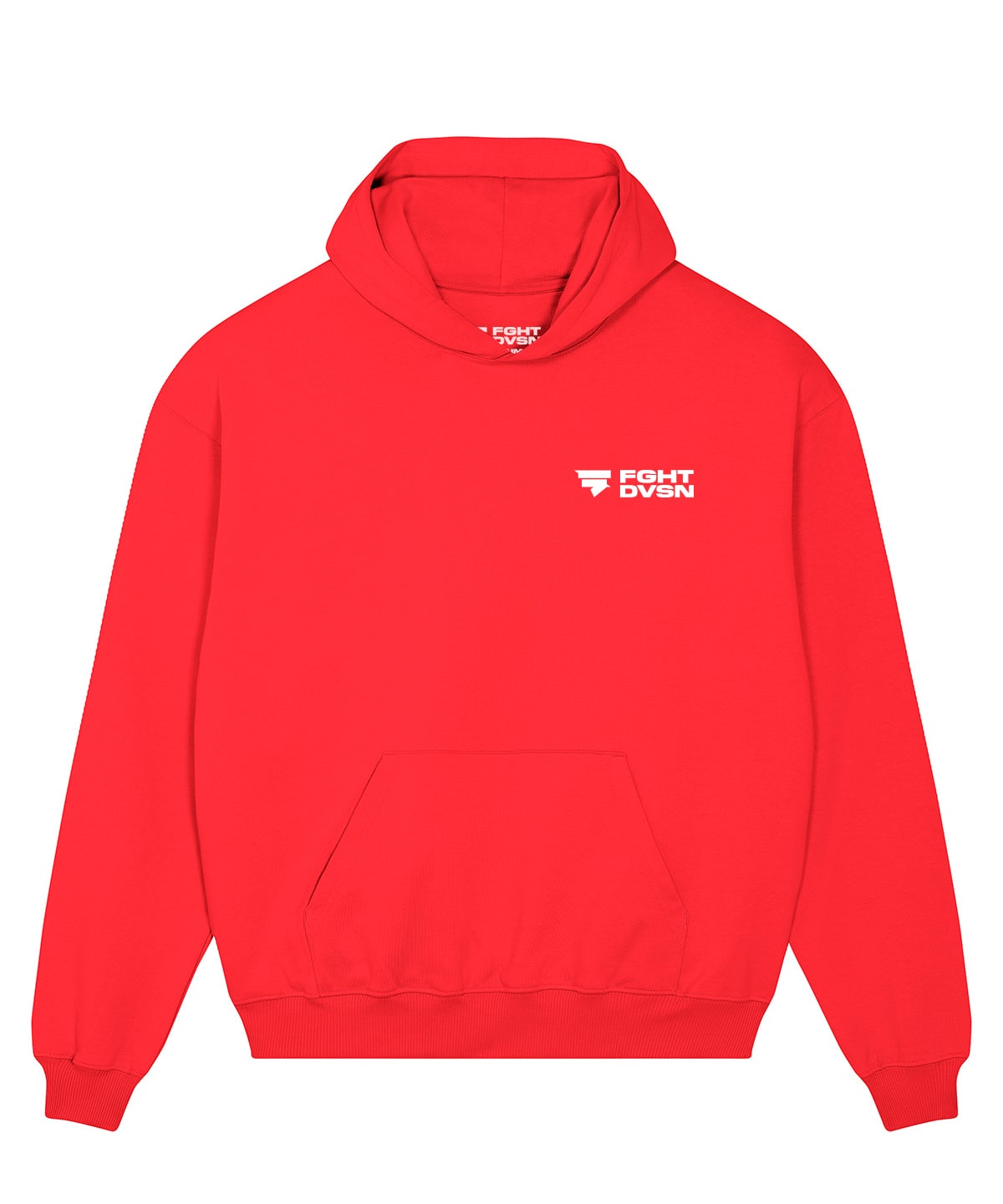 Obsessed with Progress Heavyweight Hoodie - Red Corner