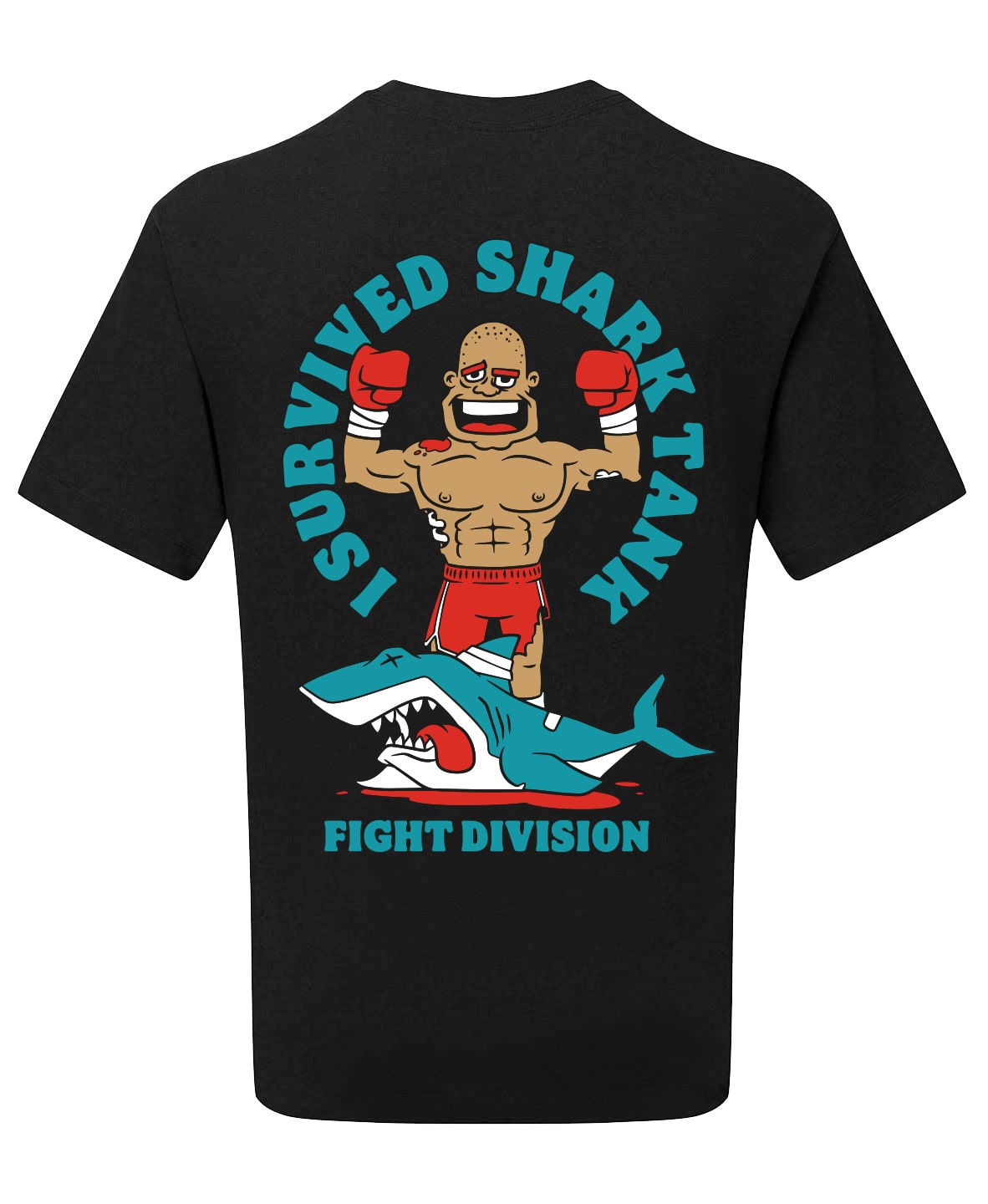 I Survived Shark Tank - Sparring White T-Shirt