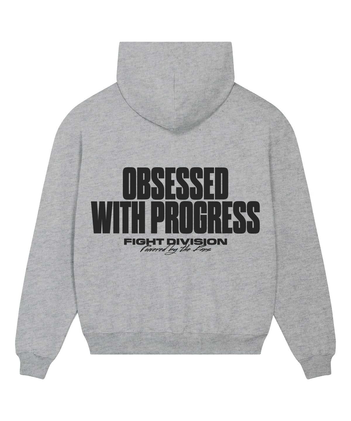 Obsessed with Progress Heavyweight Hoodie - Heather Grey