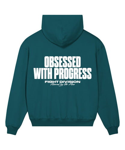 Obsessed with Progress Heavyweight Hoodie - Aloe